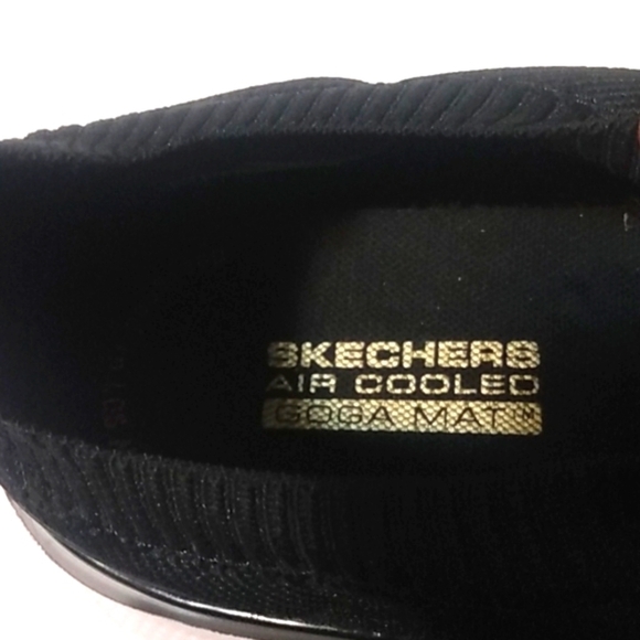 SKECHERS CUSHIONED GOGA MAT AIR COOLED STRETCH FIT SNEAKERS SIZE 8.5 MEN'S NWT - Picture 7 of 10